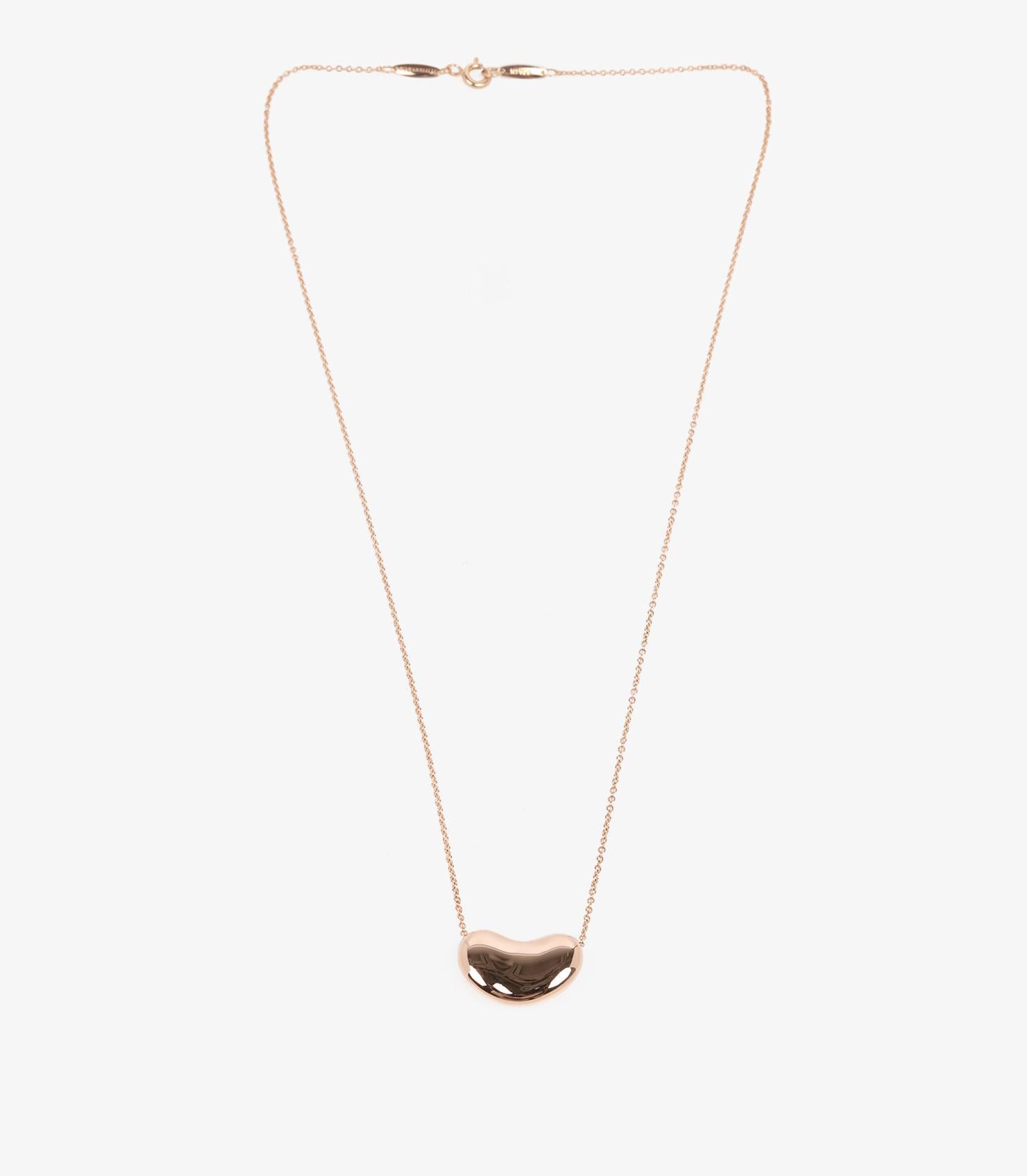 bean necklace gold