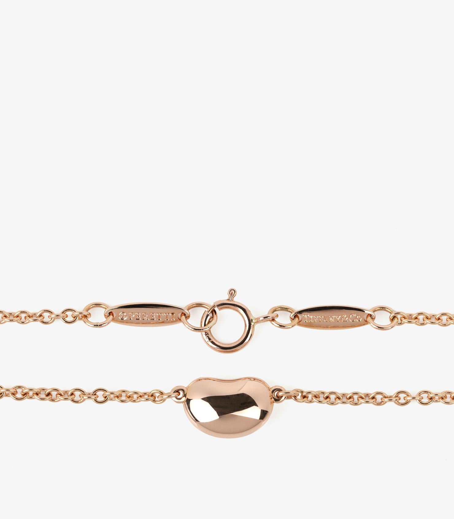 Tiffany & Co. 18 Karat Roségold Elsa Peretti for Tiffany & Co. im Zustand „Gut“ im Angebot in Bishop's Stortford, Hertfordshire