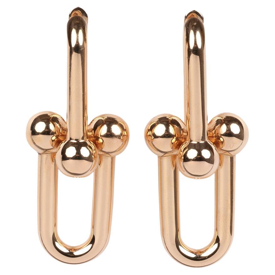 Tiffany & Co. 18ct Rose Gold Hardwear Extra Large Link Earrings