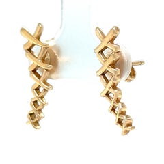 Tiffany & Co. 18ct Rose Gold Paloma Picasso Graffiti Earrings 5g