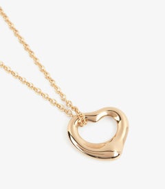 Tiffany & Co. 18ct Yellow Gold 11mm Elsa Peretti Open Heart Pendant