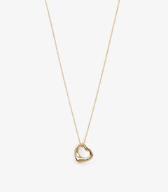 Tiffany & Co. 18ct Yellow Gold 11mm Elsa Peretti Open Heart Pendant