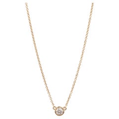 Tiffany & Co. 18ct Yellow Gold 11mm Elsa Peretti Open Heart Pendant