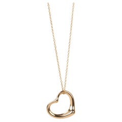 Tiffany & Co. 18ct Yellow Gold 22mm Elsa Peretti Open Heart Pendant