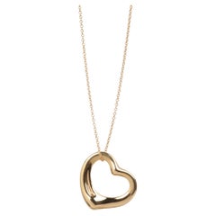 Tiffany & Co. 18ct Yellow Gold 22mm Elsa Peretti Open Heart Pendant