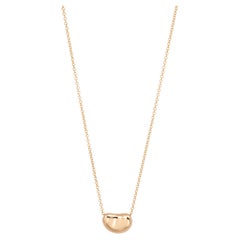 Tiffany & Co. 18ct Yellow Gold Elsa Peretti 11mm Bean Design Pendant