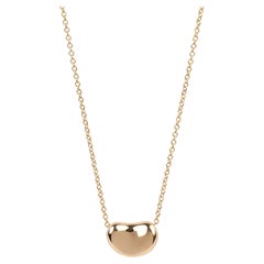 Tiffany 
Co. 18ct Yellow Gold Elsa Peretti 11mm Bean Design Pendant