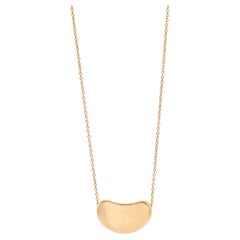 Tiffany & Co. 18ct Yellow Gold Elsa Peretti 18mm Bean Design Pendant