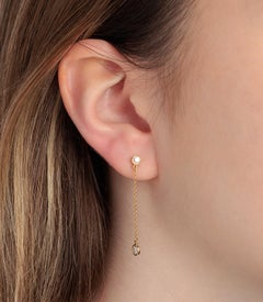 Tiffany & Co. 18ct Yellow Gold Elsa Peretti Diamond by the Yard Ohrringe