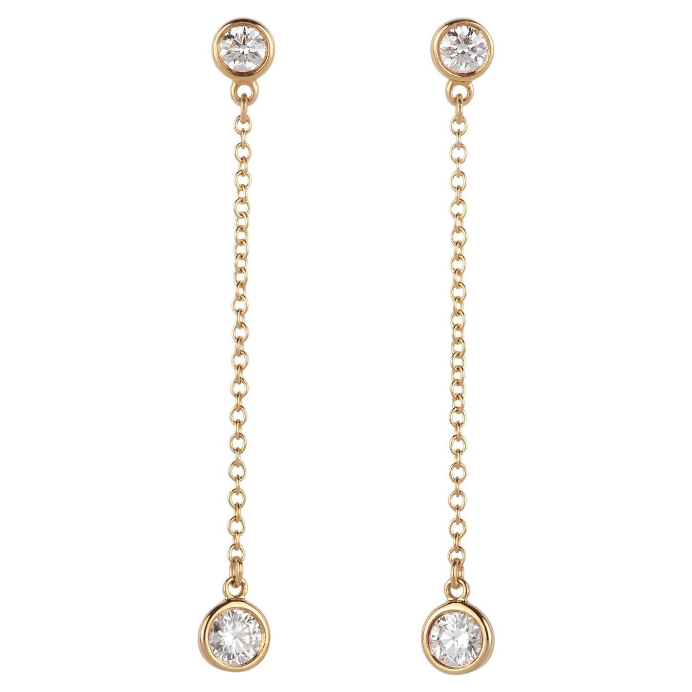 Orecchini Elsa Peretti for Tiffany & Co. in oro giallo 18 ct.