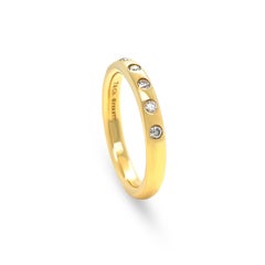 Tiffany & Co. 18ct Yellow Gold Elsa Peretti Diamond Ring 0.10ct 3.88g