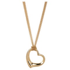 Colgante de malla corazón abierto Elsa Peretti de oro amarillo de 18 ct Tiffany & Co.