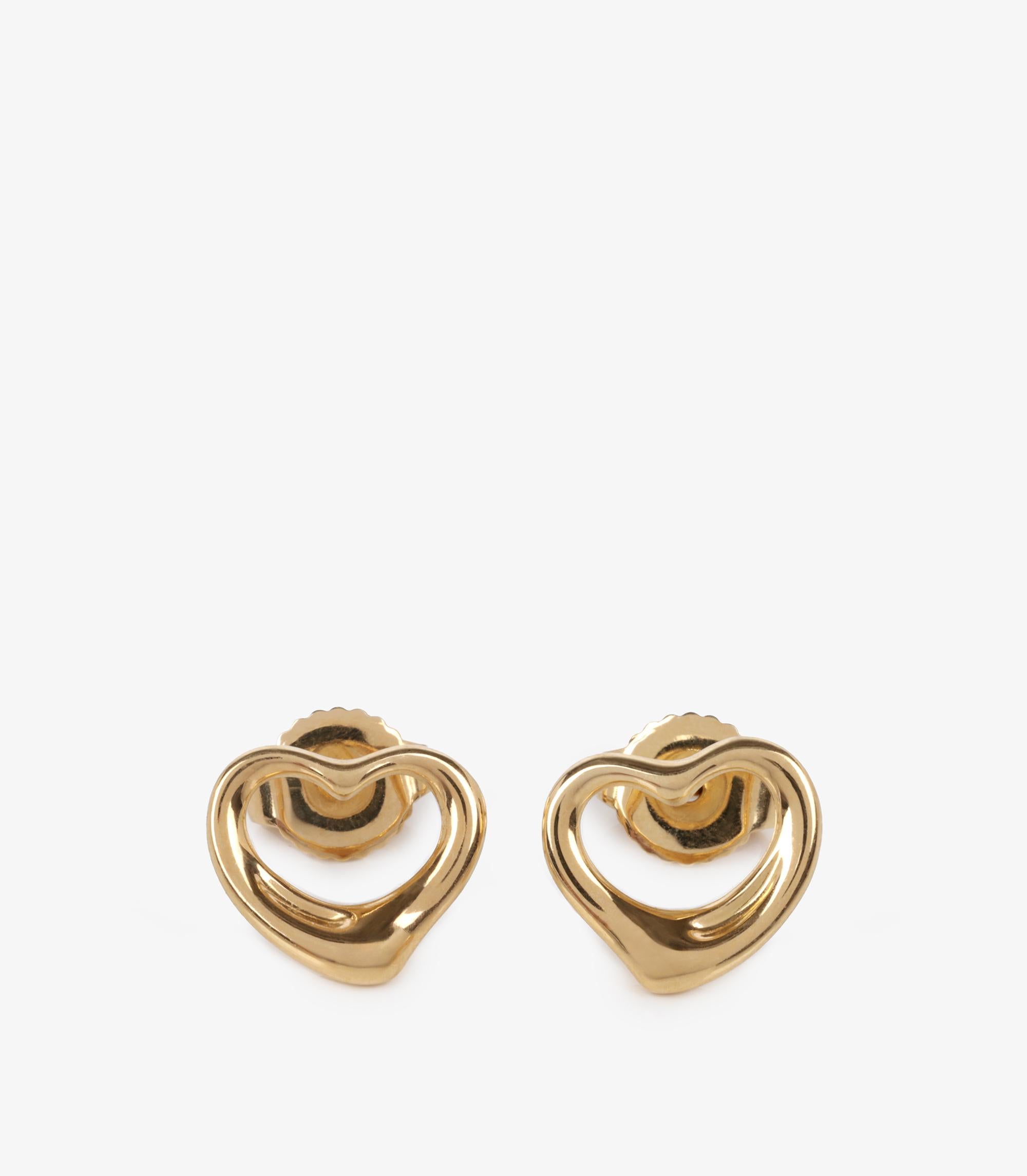 Tiffany & Co. 18ct Yellow Gold  Elsa Peretti Open Heart Stud Earring

Product Details
Xupes Ref: J1386
Brand: Tiffany & Co.
Model: Open Heart Stud Earrings
Type: Earrings
RRP: £1,150
Accompanied By:   
Material(s): 18ct Yellow