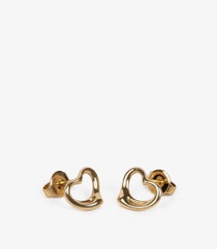 Tiffany & Co. 18ct Yellow Gold  Elsa Peretti Open Heart Stud Earring