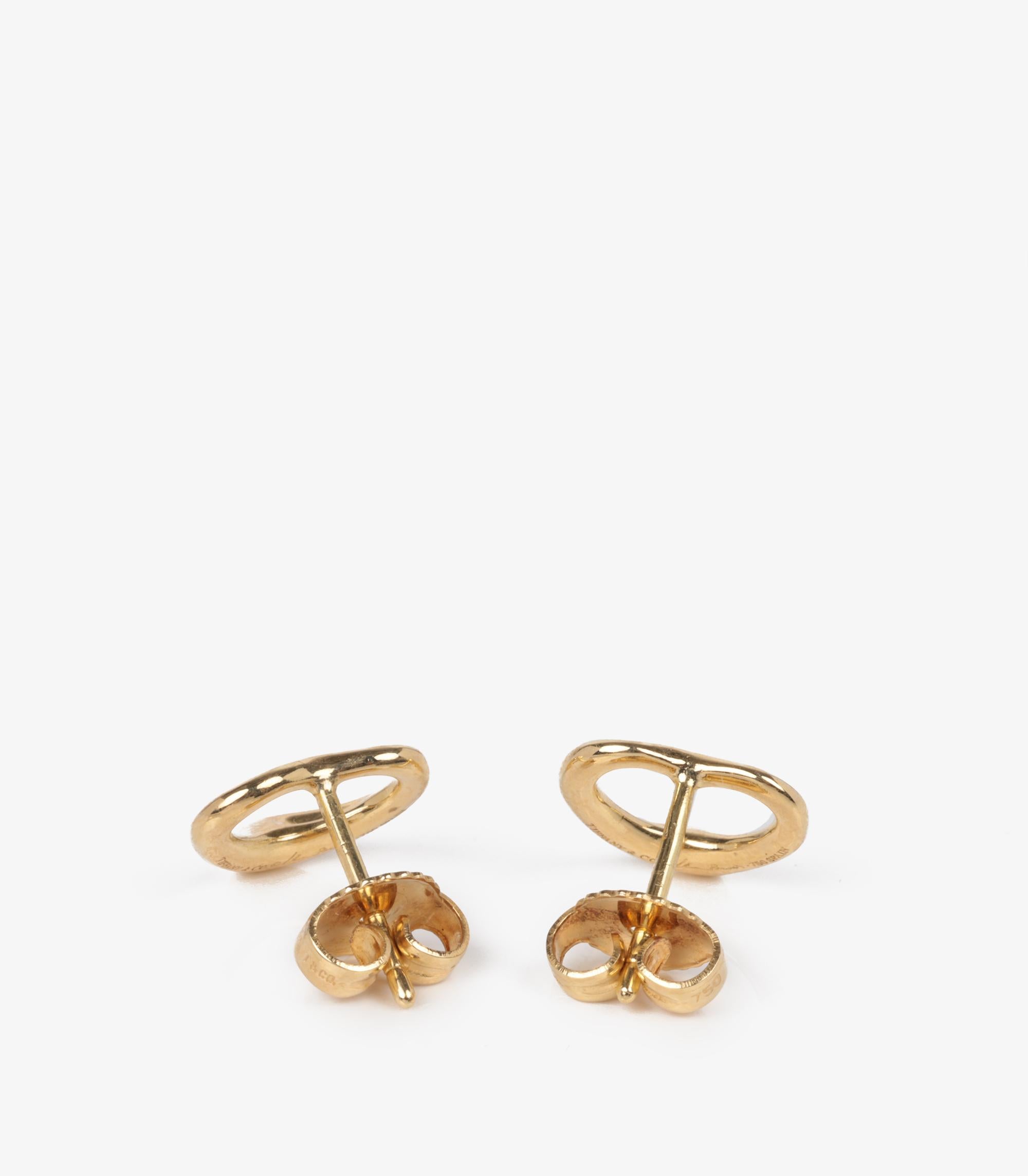 Tiffany & Co. 18ct Yellow Gold  Elsa Peretti Open Heart Stud Earring en venta 1