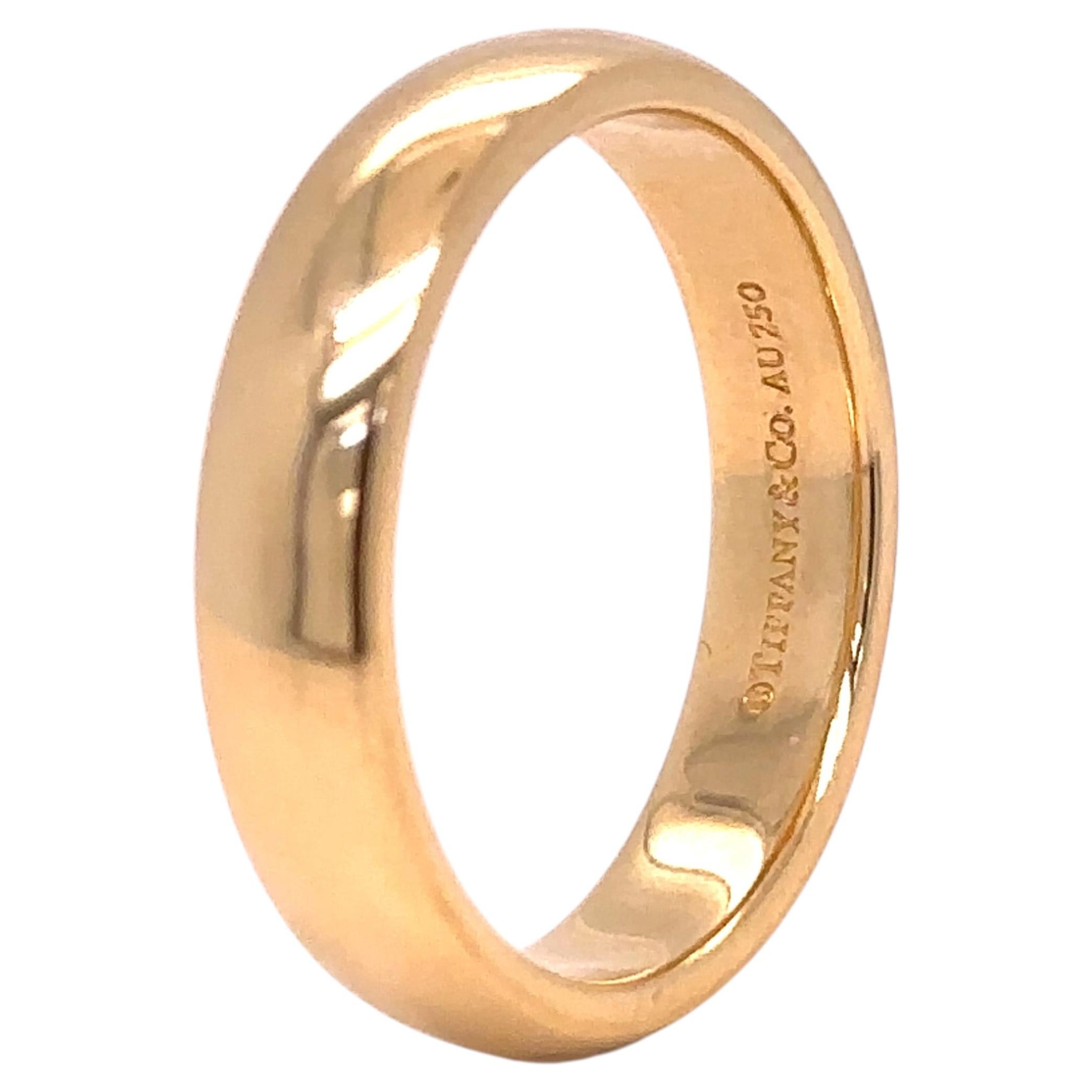 Tiffany & Co. 18ct Gelbgold Forever Hochzeitsband 7g