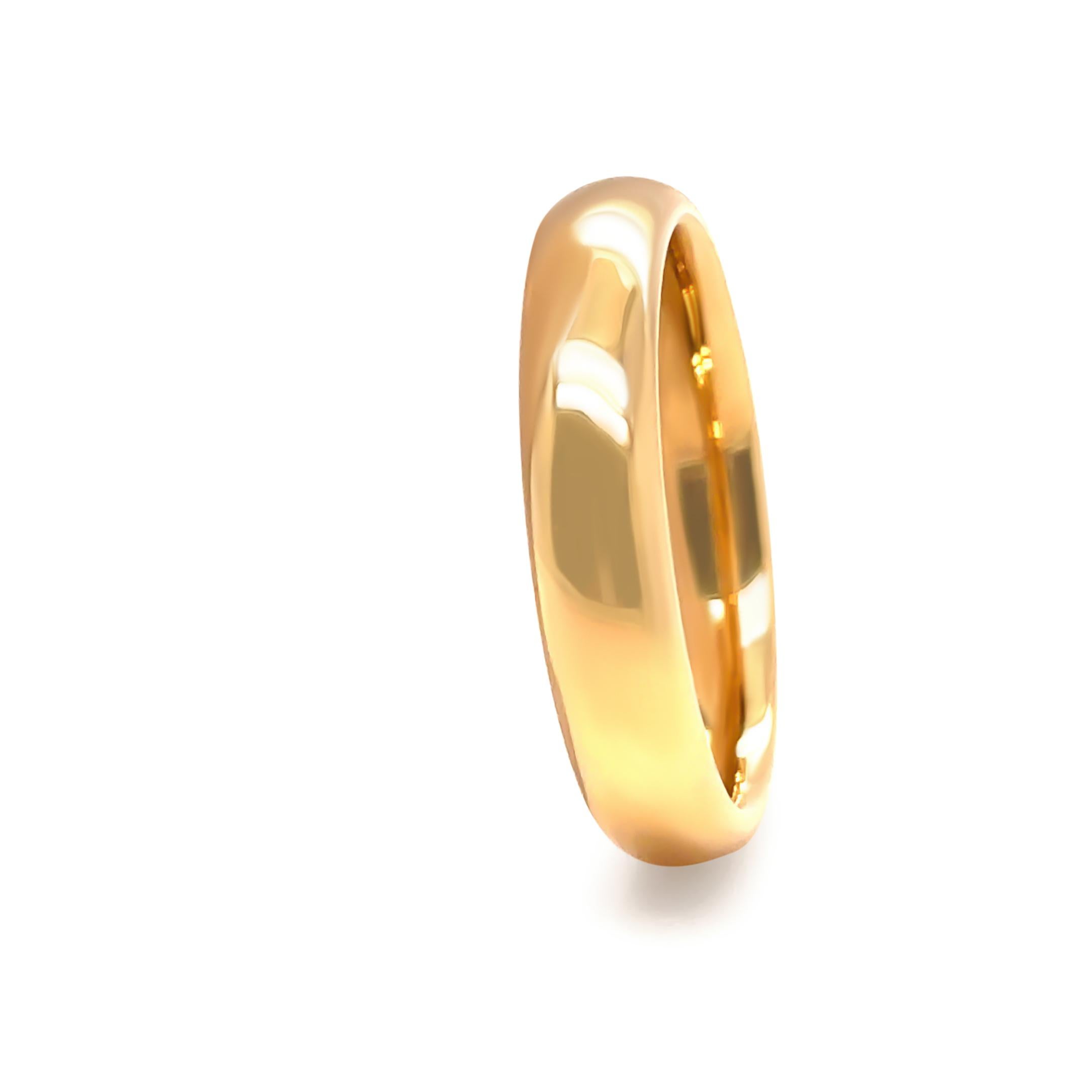 Tiffany & Co, alliance éternelle en or jaune 18 carats 7,33 g en vente 2