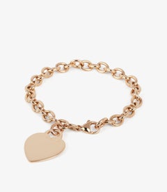 Tiffany & Co. 18ct Yellow Gold Heart Tag Charm Bracelet