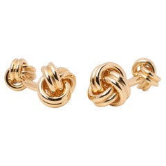 Tiffany & Co. 18ct Yellow Gold Knot Cufflinks