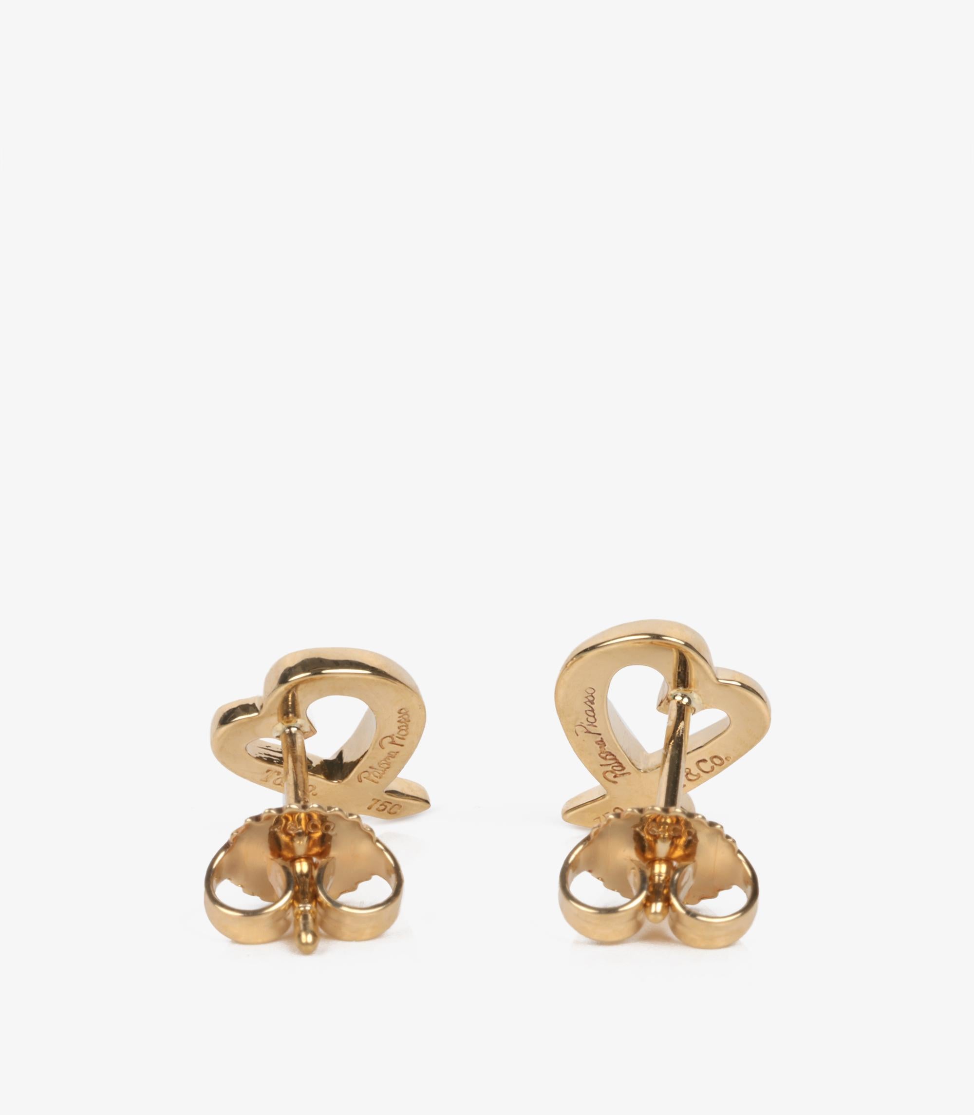 Tiffany & Co. 18ct Yellow Gold Paloma Picasso Loving Heart Earrings

Product Details
Xupes Ref: J1486
Brand: Tiffany & Co.
Model: Loving Heart Earrings
Type: Earrings
RRP: £930
Accompanied By: Tiffany & Co pouch, Tiffany & Co. Box
Material(s): 18ct