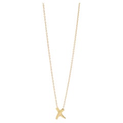 Tiffany & Co. 18ct Yellow Gold Paloma Picasso Mini X Necklace
