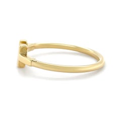 Tiffany & Co. 18ct Yellow Gold T Wire Ring 3.41g