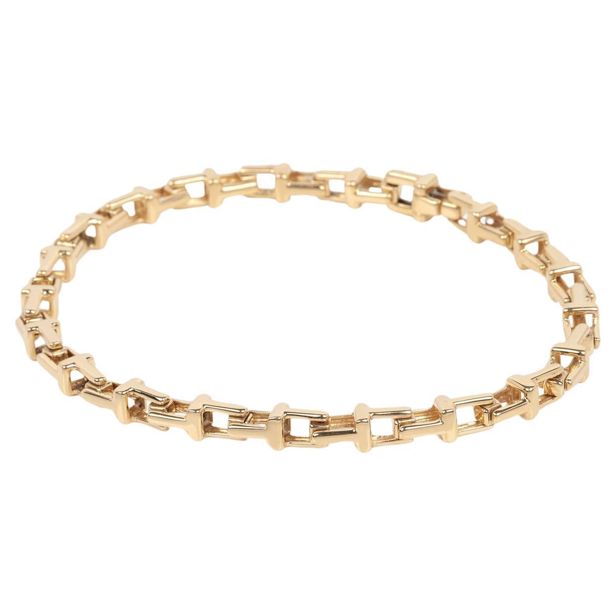 Tiffany & Co. 18ct Yellow Gold Tiffany T Bracelet