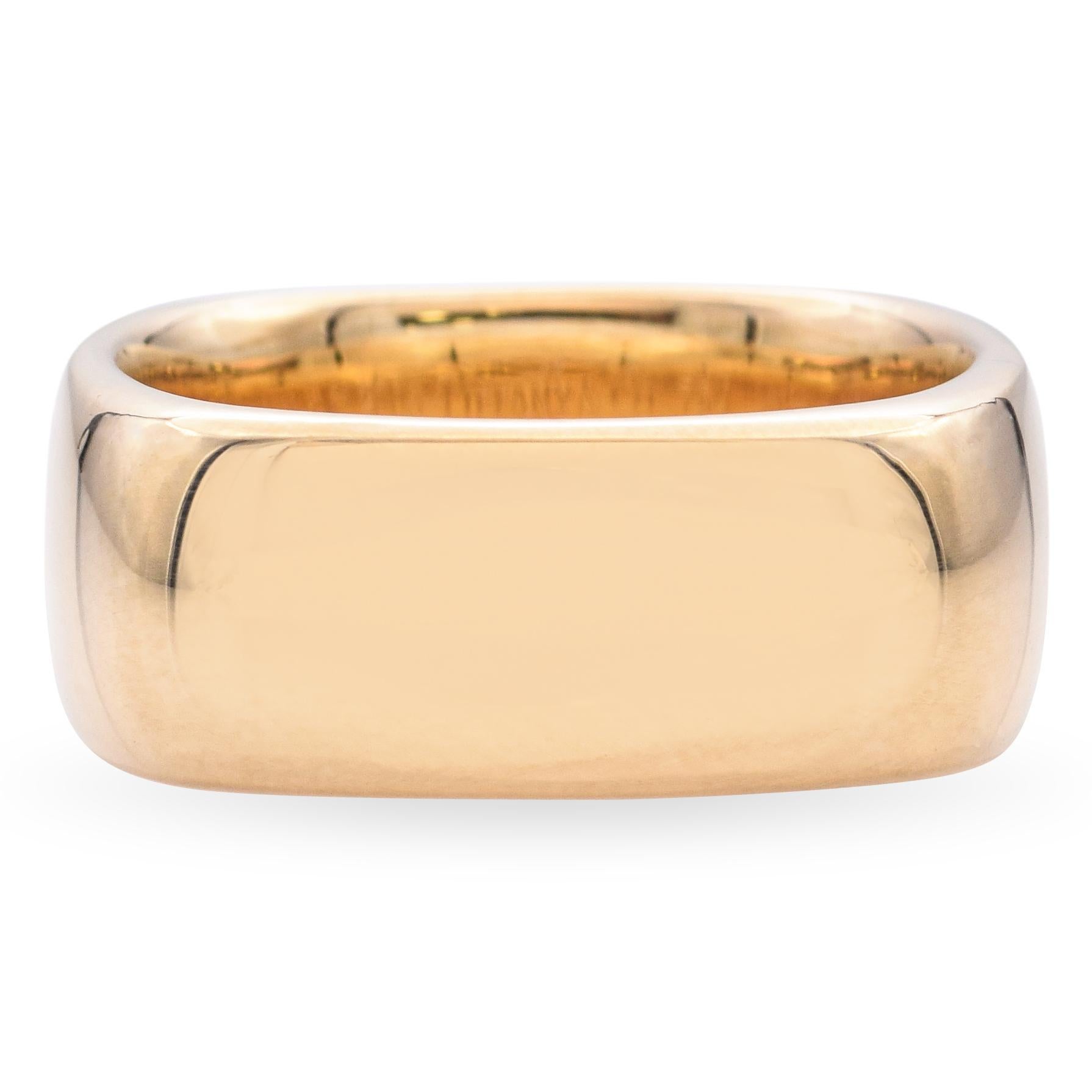 Tiffany & Co. Anillo de oro de 18 quilates con cojín cuadrado 2003