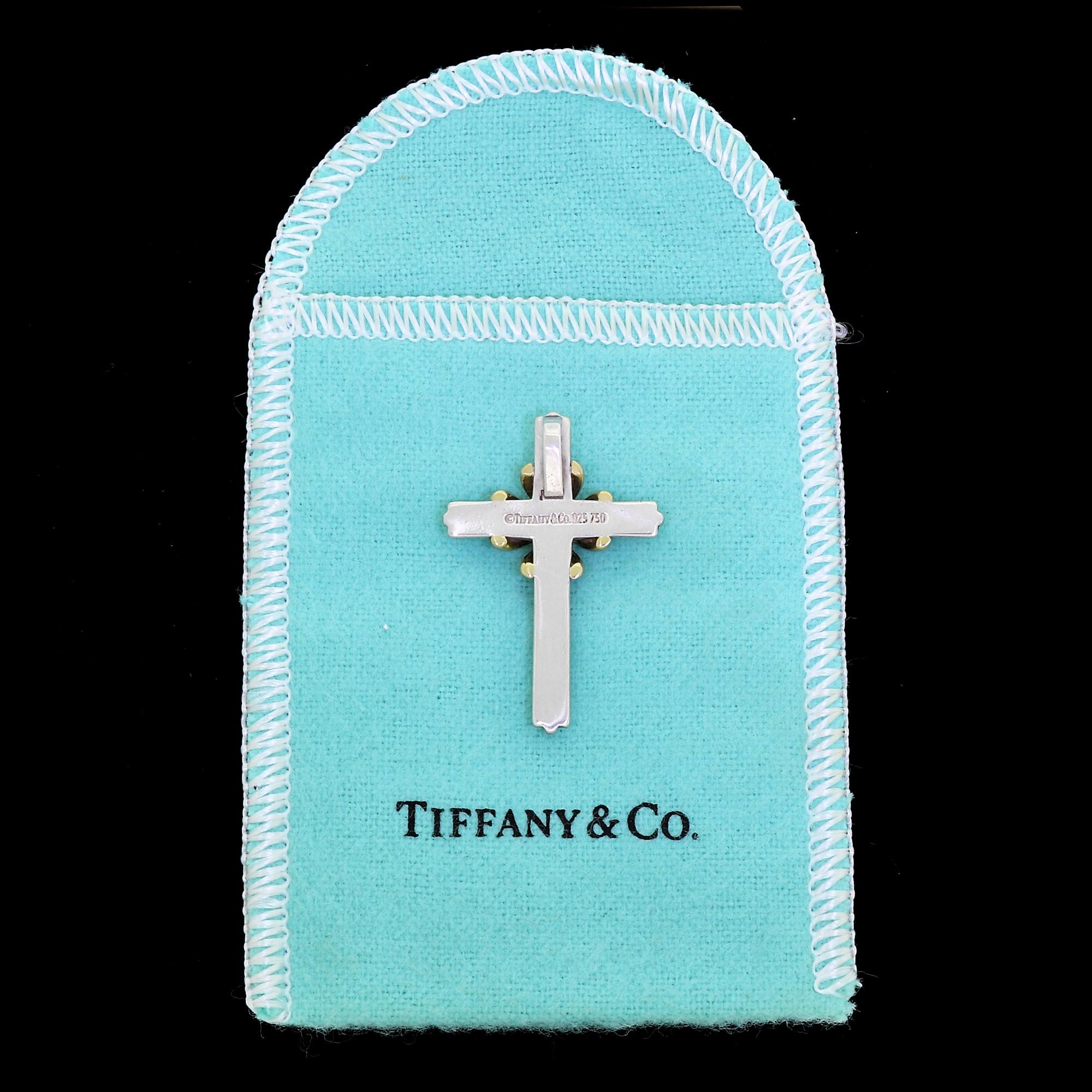 tiffany and co cross necklace