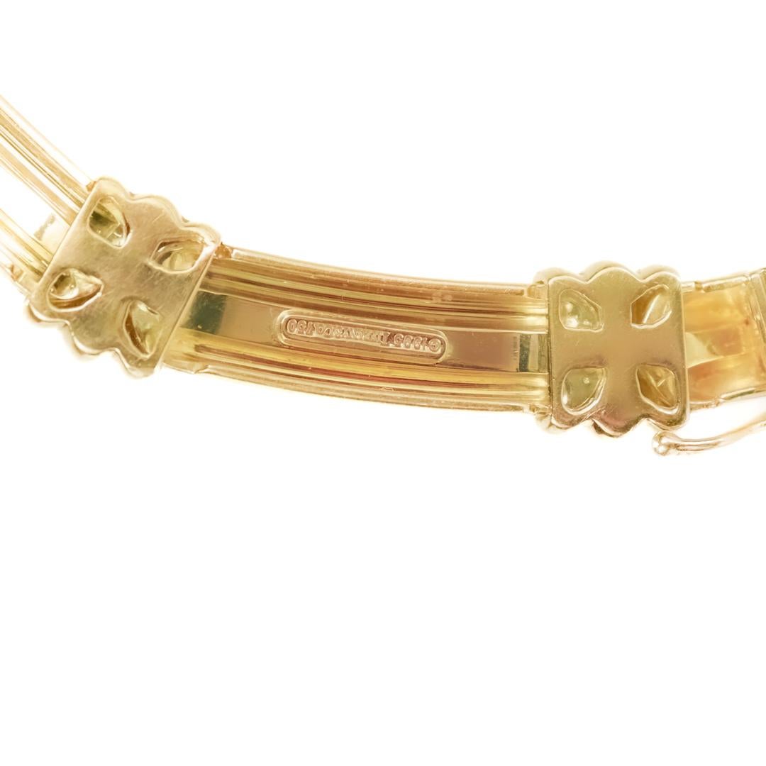 Tiffany & Co. 18K Gold Atlas Choker Necklace 1990s For Sale 6