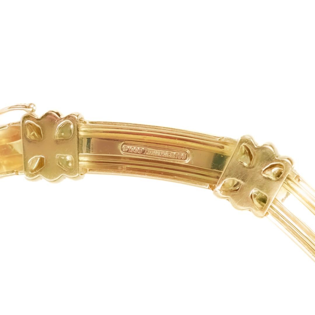 Tiffany & Co. 18K Gold Atlas Choker Necklace 1990s For Sale 7