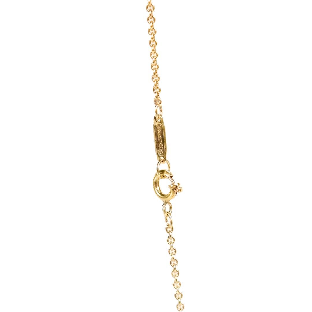 Tiffany & Co. 18K Gold Atlas Pendant Necklace 5
