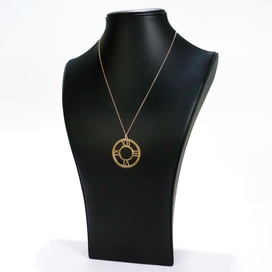 Women's Tiffany & Co. 18K Gold Atlas Pendant Necklace