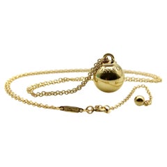 Tiffany & Co. 18K Gold Ball HardWear Pendant Necklace