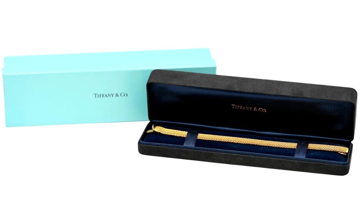 Bracciale intrecciato in oro 18 carati di Tiffany & Co. in vendita 1