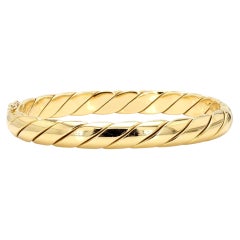 Pulsera brazalete con bisagra de cuerda trenzada en oro de 18 quilates Tiffany & Co.