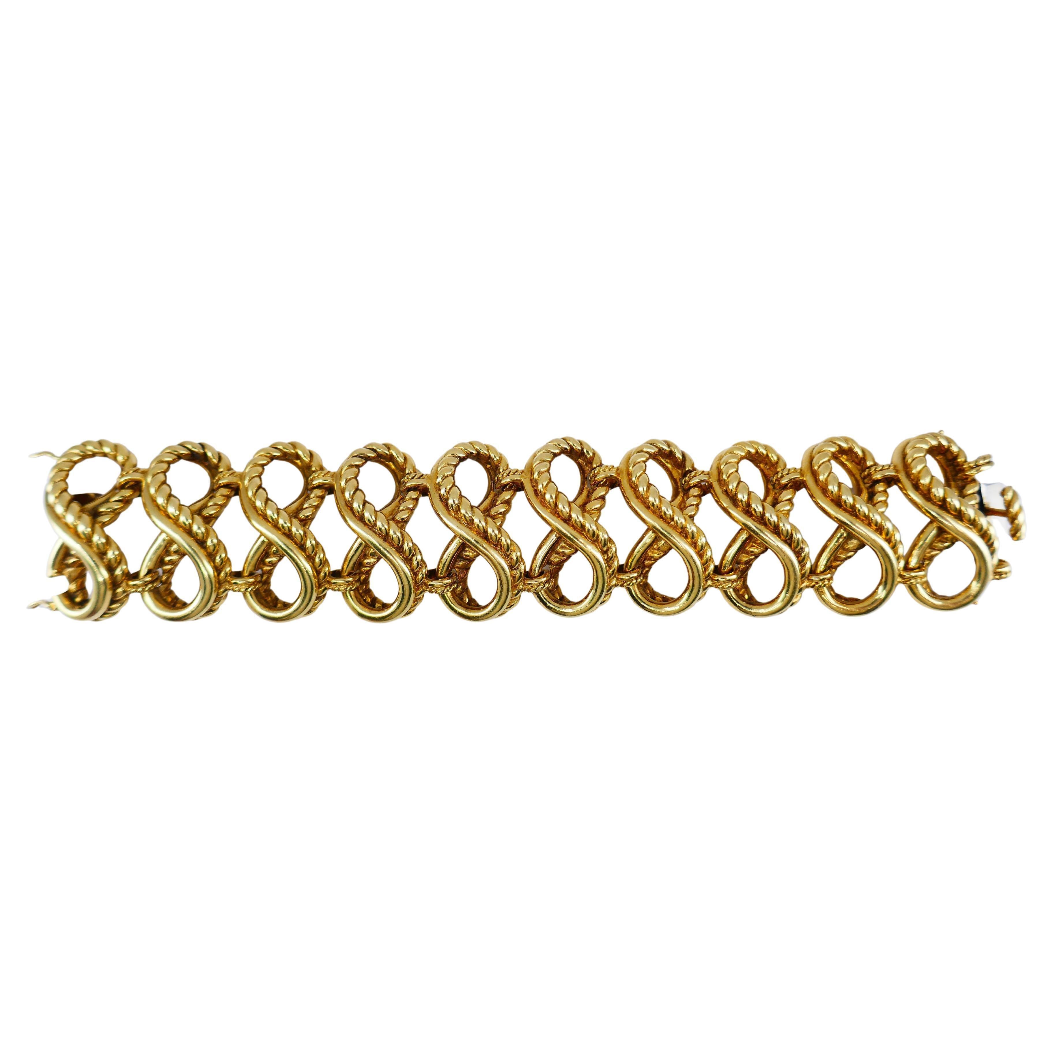 Tiffany & Co. 18k Gold Cage Bracelet 2