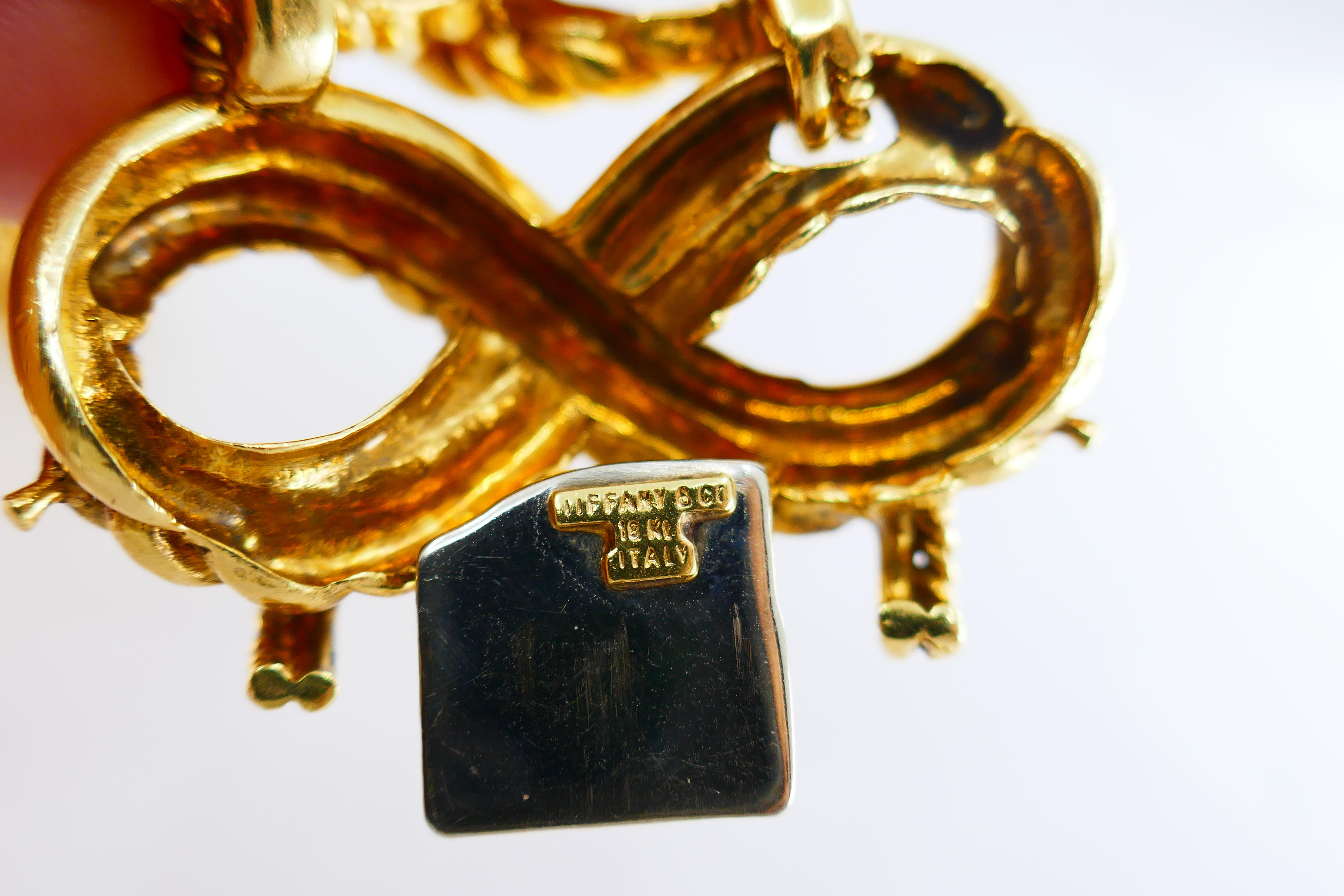 Tiffany & Co. 18k Gold Cage Bracelet For Sale 3