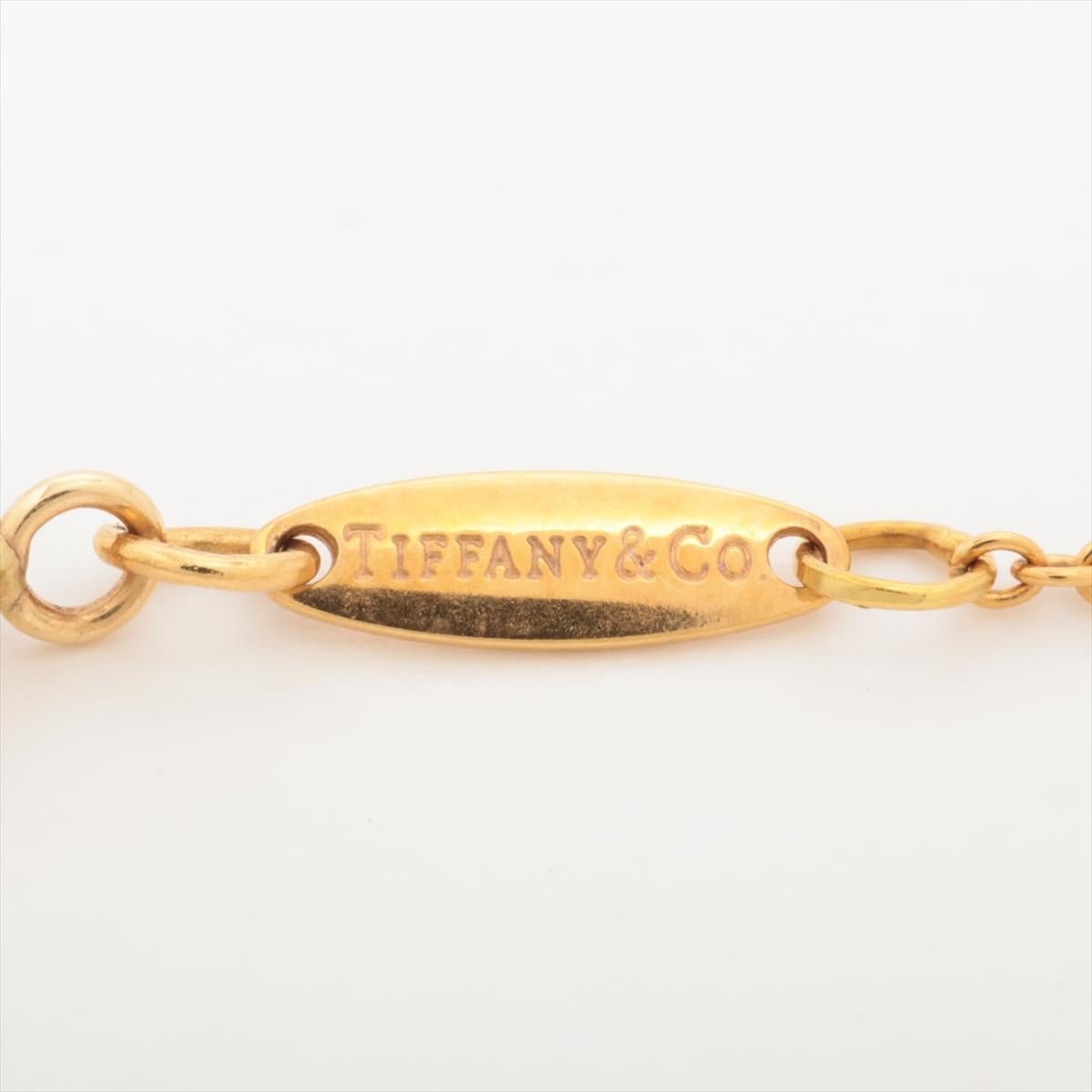 Women's Tiffany & Co. 18k Gold Chain and Cross Pendant Necklace. 750 Yellow Crucifix For Sale