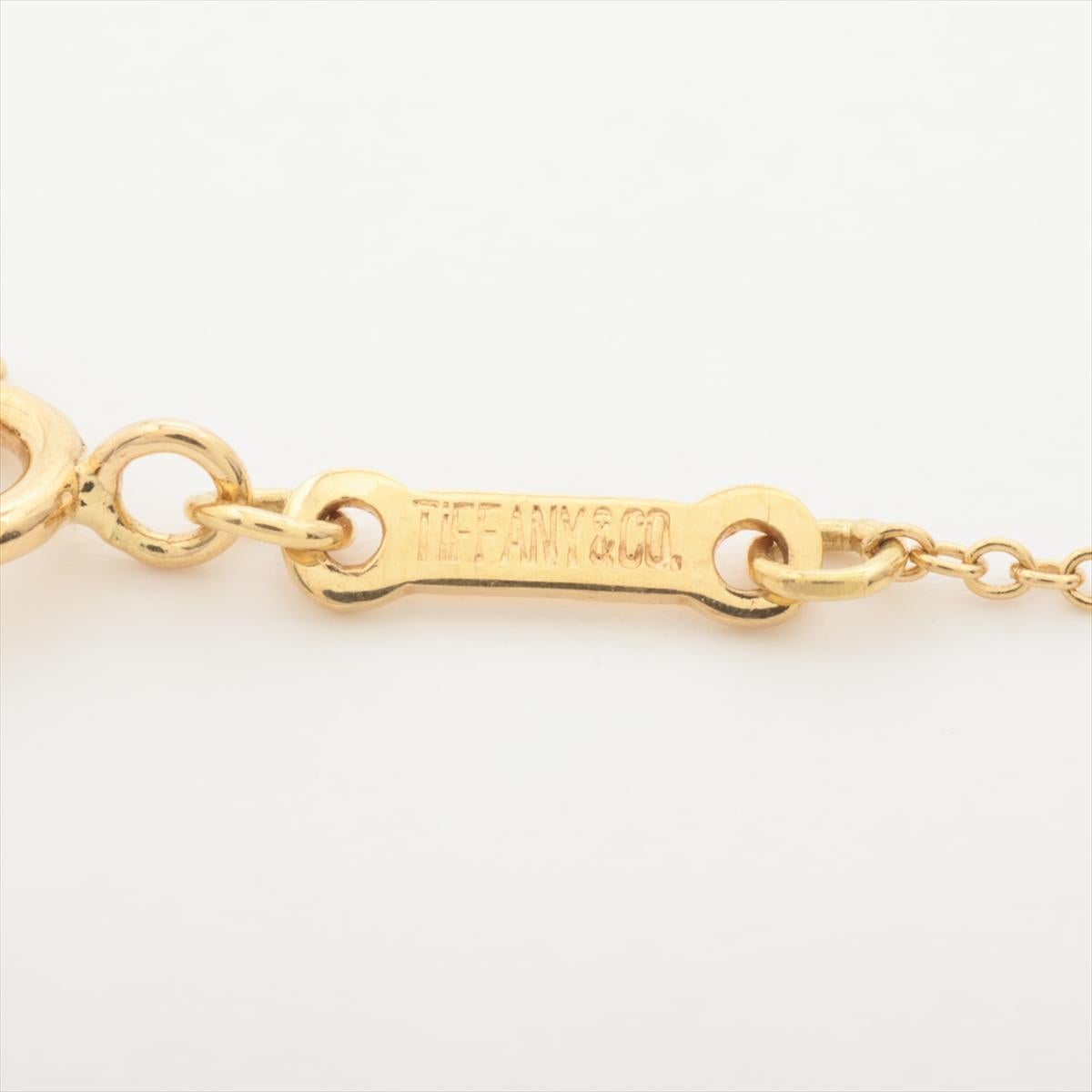 Tiffany & Co 18k Gold Chain and Star Pendant Necklace 750 Yellow Gold Star Fish In Good Condition For Sale In Port Charlotte, FL