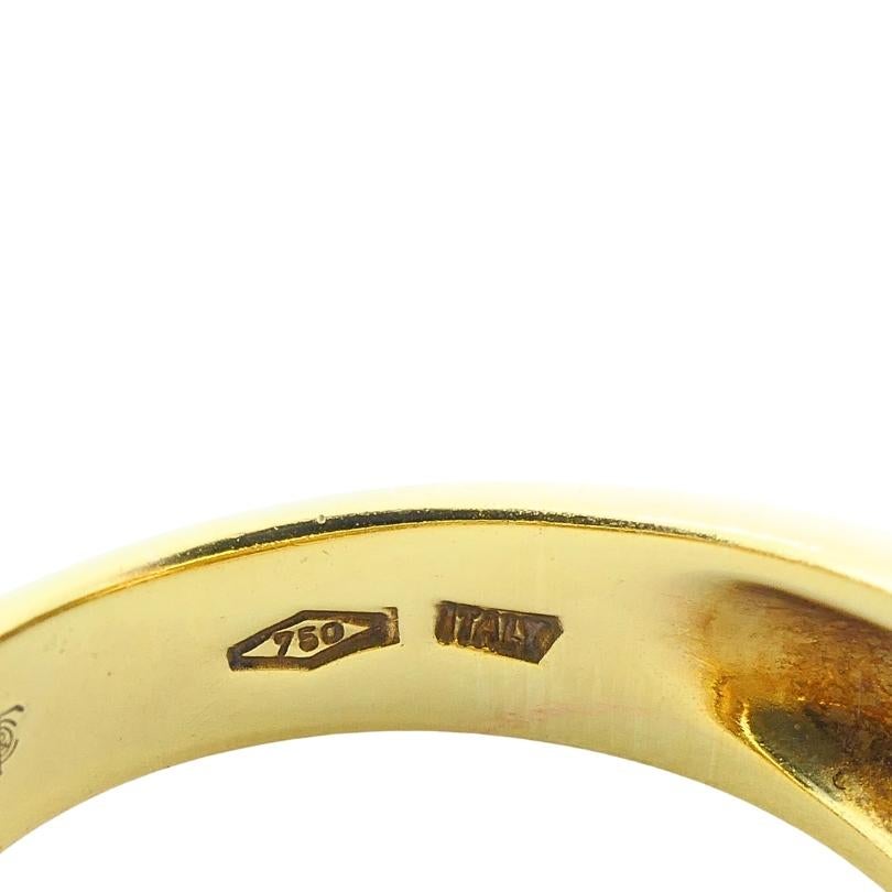 Tiffany & Co. 18K Gold Citrine Cabochon Ring For Sale 6