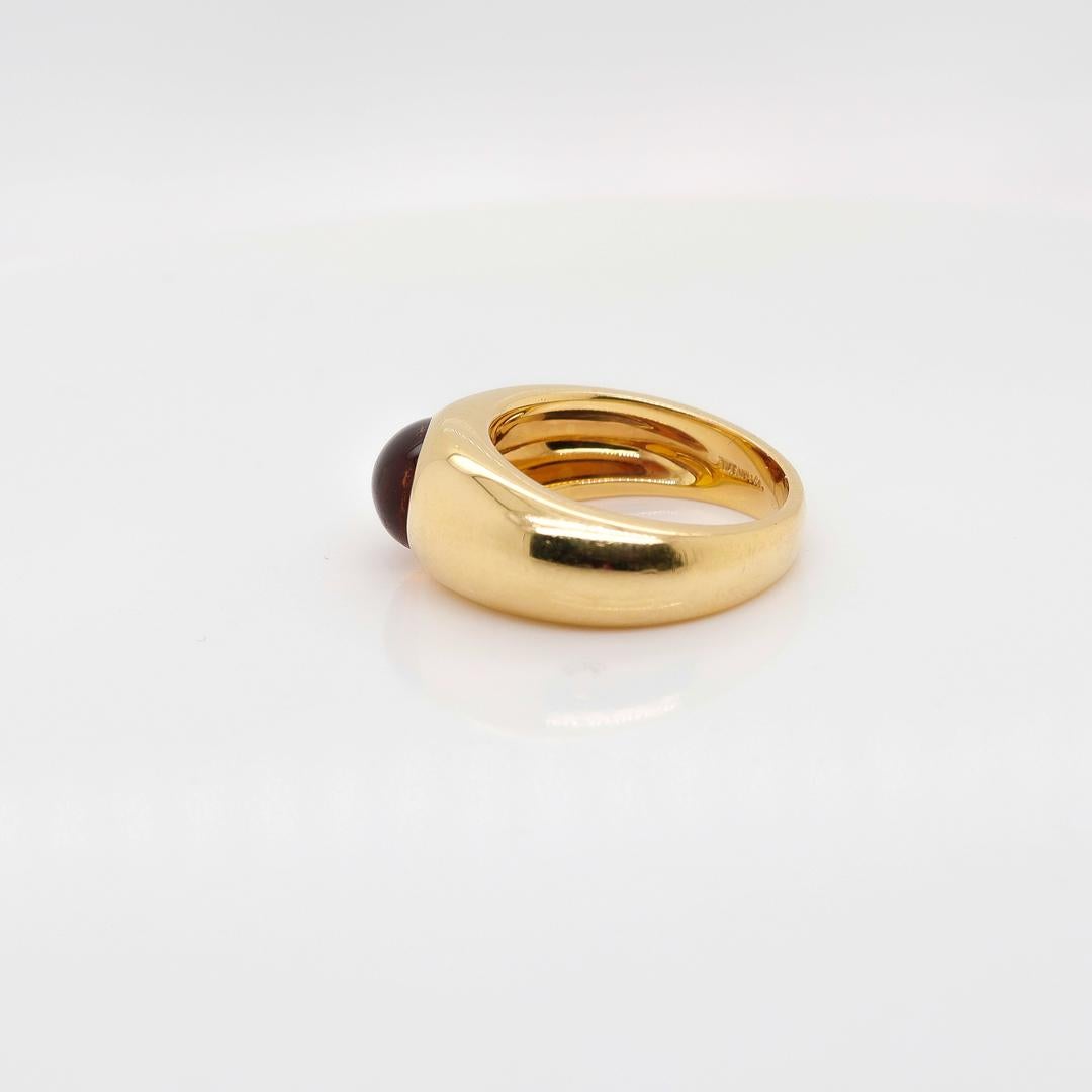 Tiffany & Co. Cabochon-Ring aus 18 Karat Gold und Citrin im Angebot 3