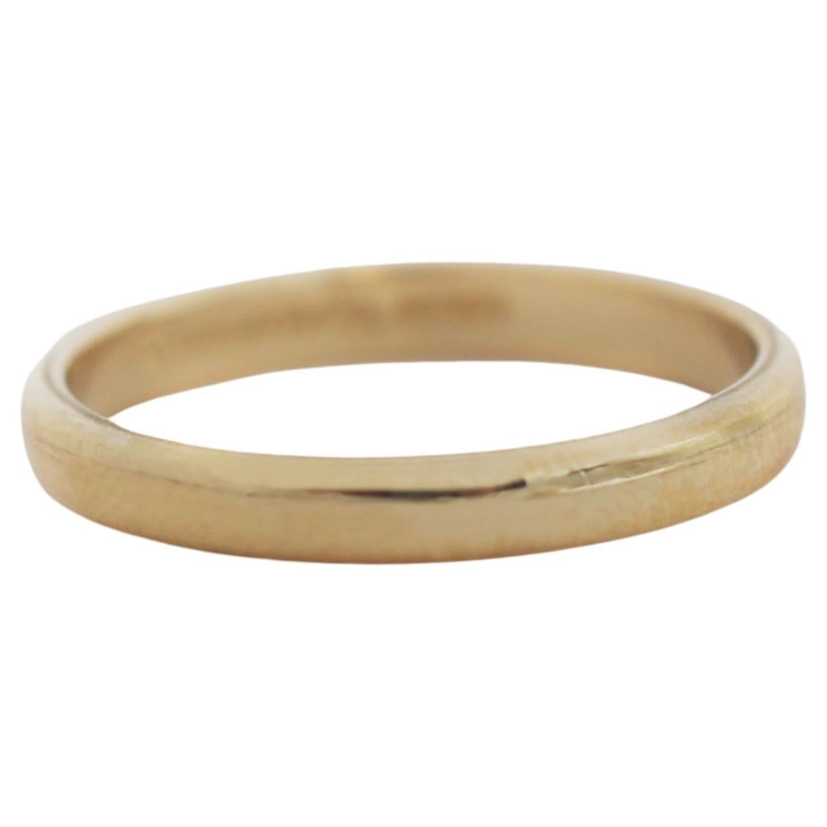 Tiffany & Co. 18K Gold Classic Wedding Band Ring