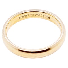 Retro Tiffany & Co. 18k Gold Classic Wedding Band Ring