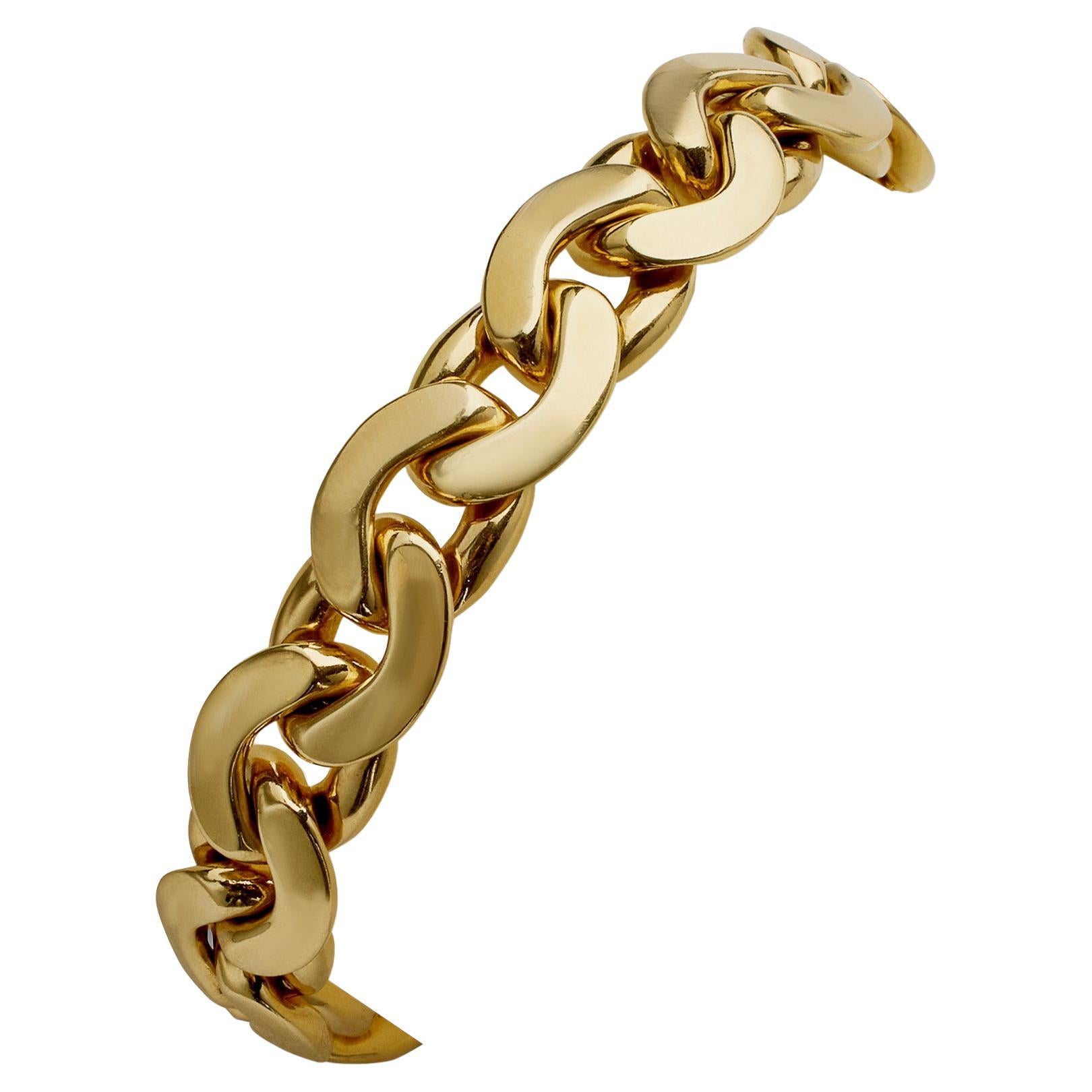 Tiffany & Co. 18k Gold Curb Link Bracelet