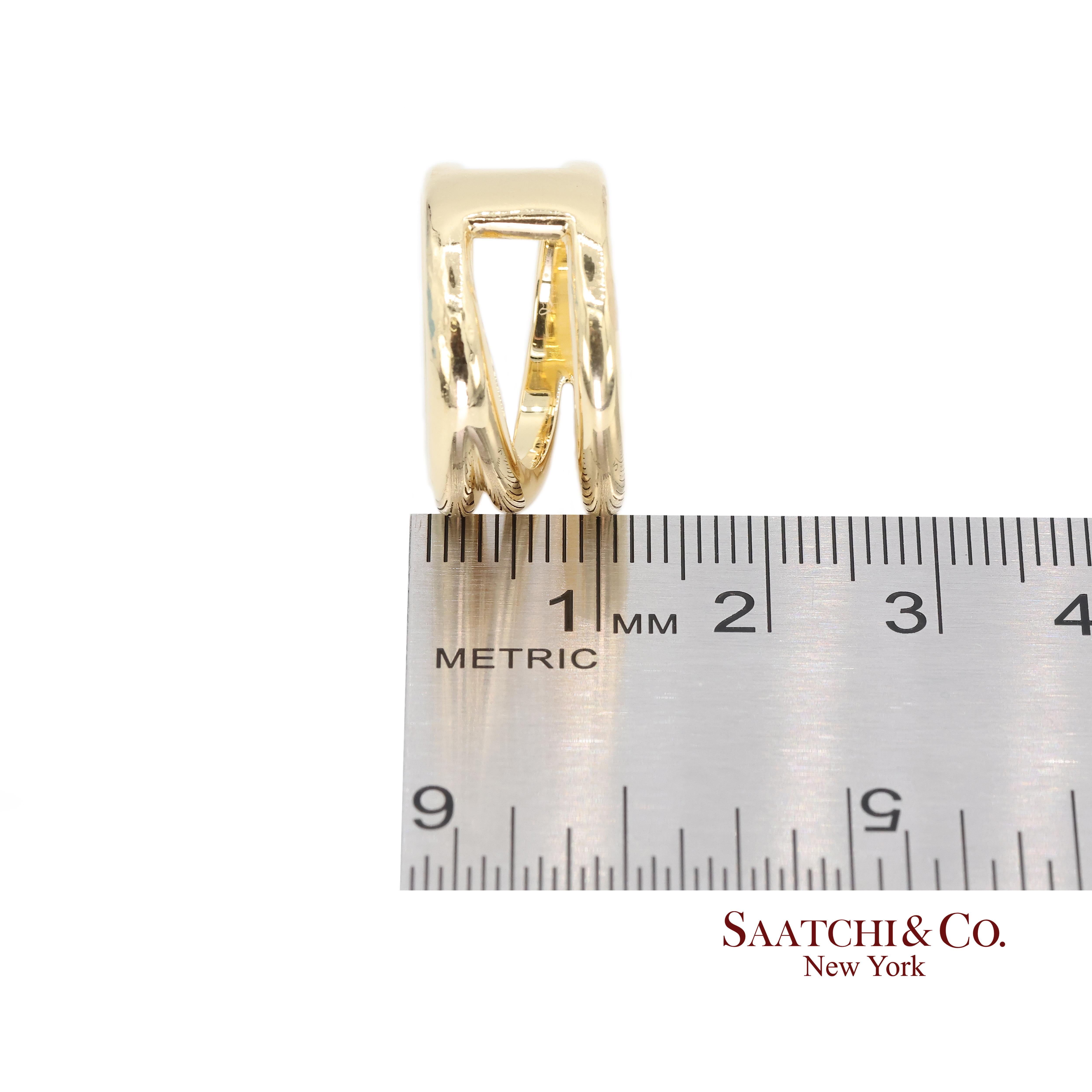 Anello Diagonale in Oro 18K TIFFANY & Co. 5,5 Oro Giallo in vendita 5