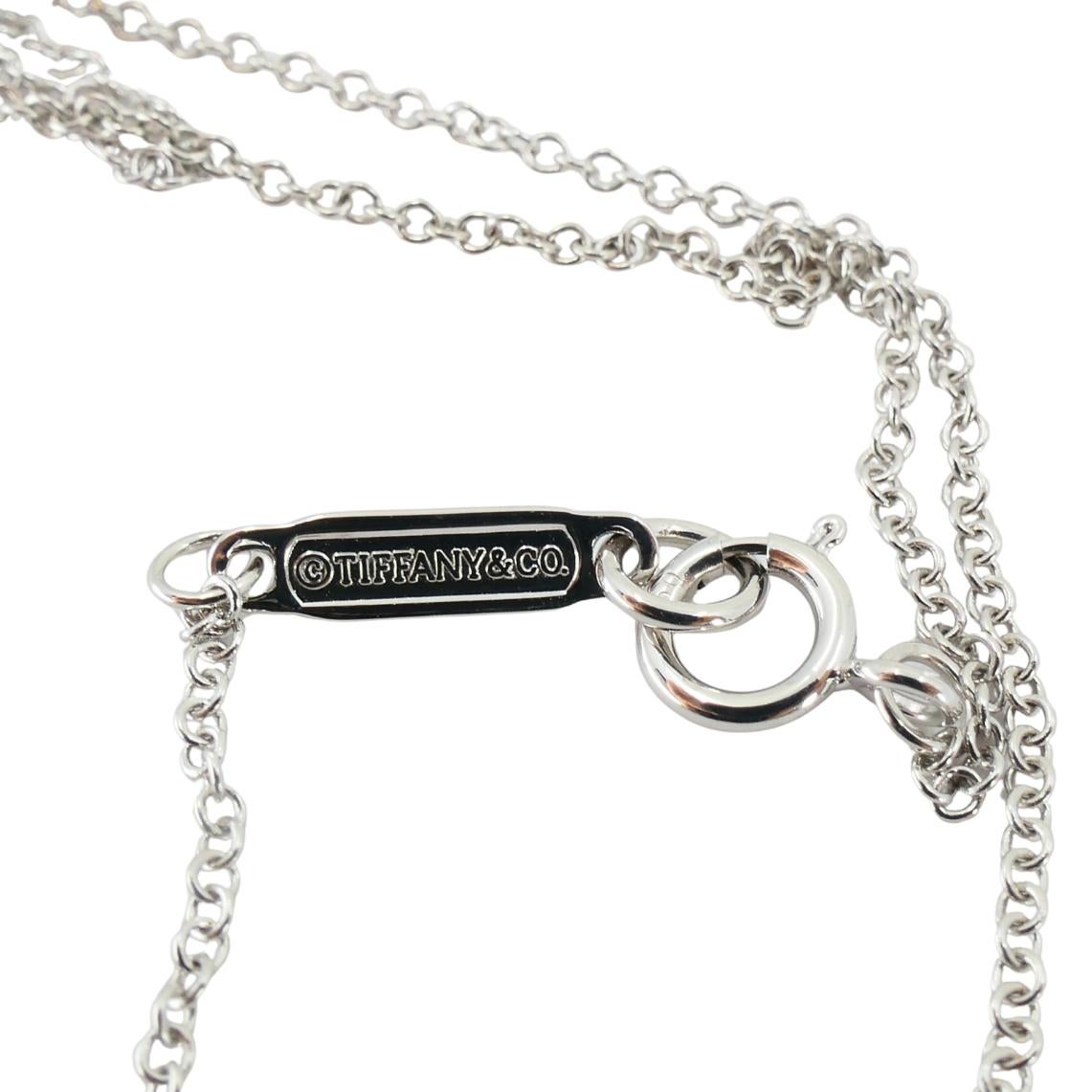 Tiffany & Co. 18k Gold Diamond Atlas Open Anhänger Halskette im Angebot 1