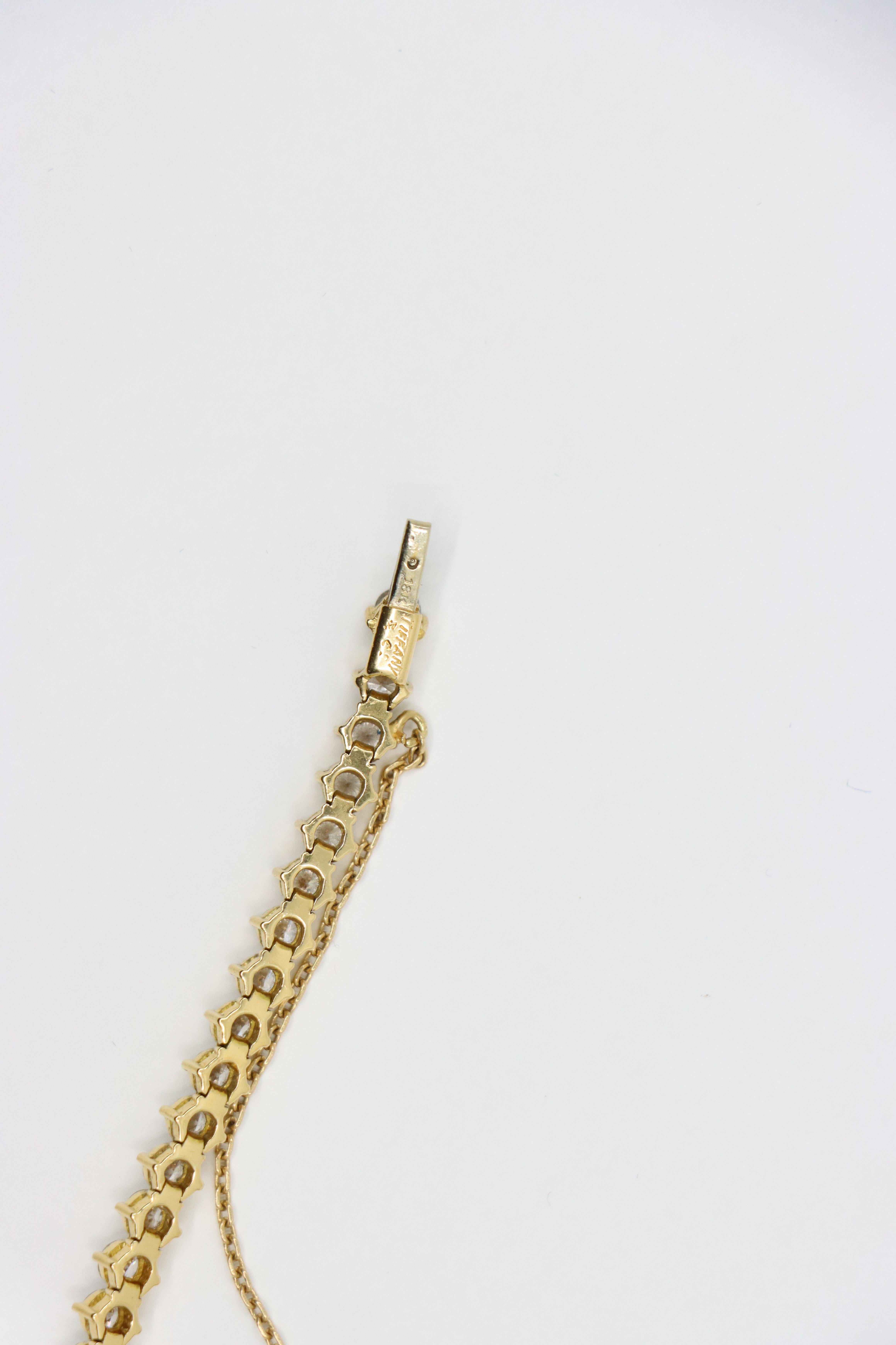 Tiffany & Co. Bracelet en or 18 carats avec diamants en vente 5