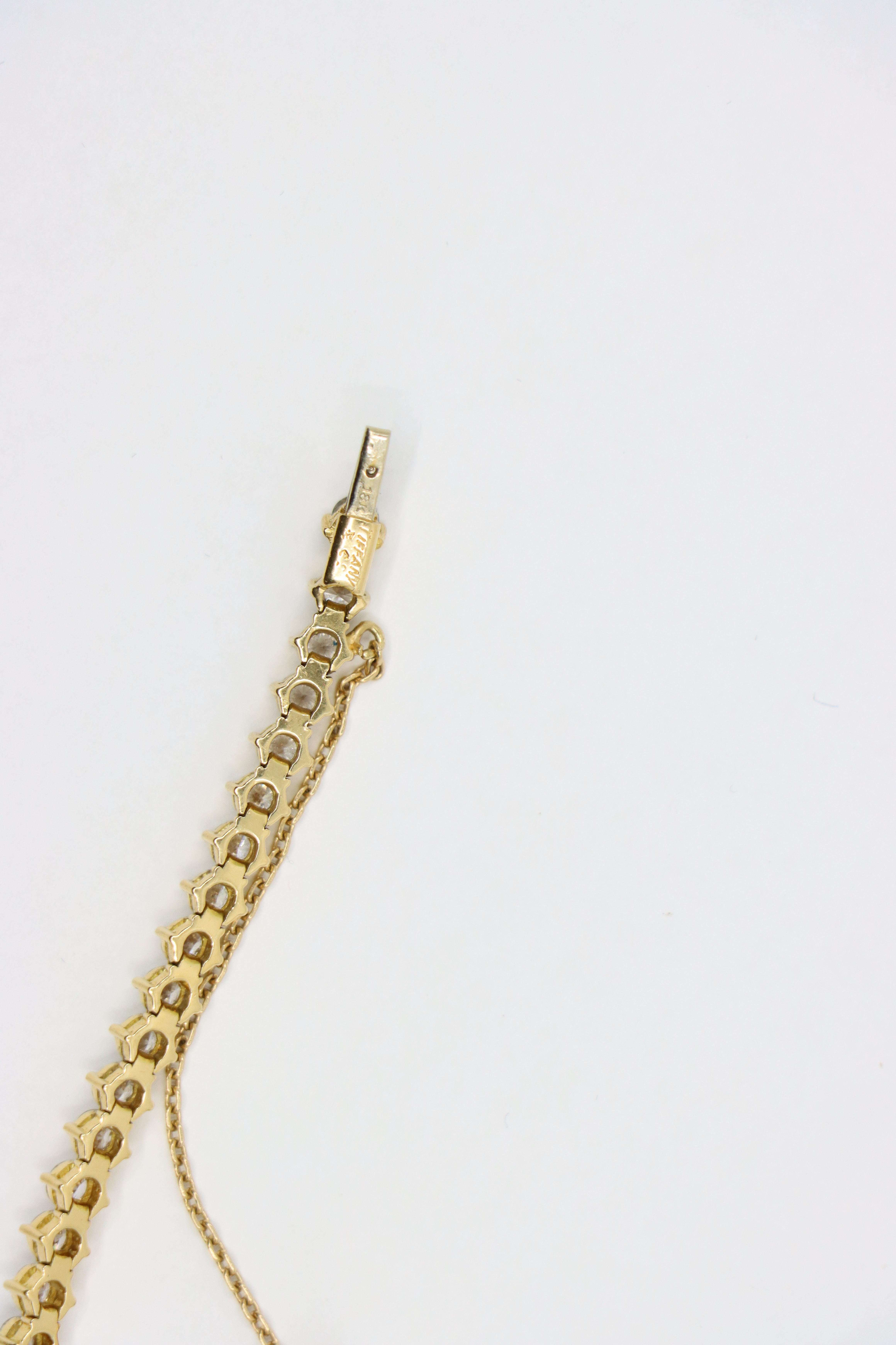 Tiffany & Co. Bracelet en or 18 carats avec diamants en vente 6