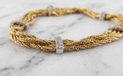 Tiffany & Co. 18K Gold Diamond Bracelet
